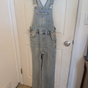 Light Blue Denim Overalls